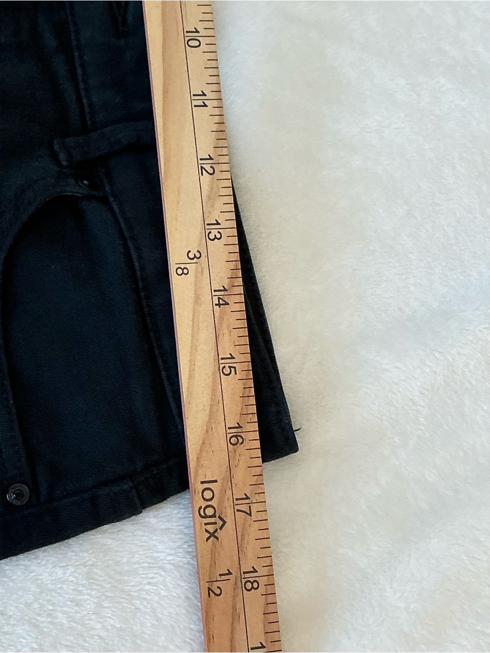 Chico’s So Slimming Slim Jeans Black Cropped Stretch Denim Women’s Size 1 Short - Picture 6 of 11